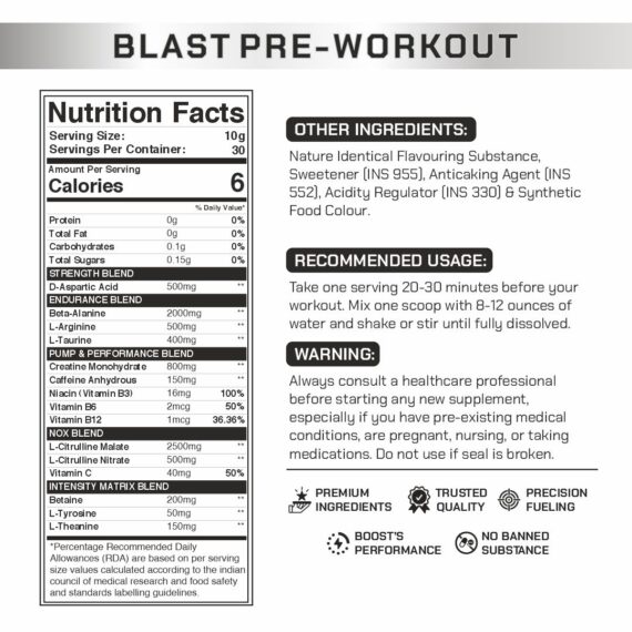 BLAST PRE-WORKOUT